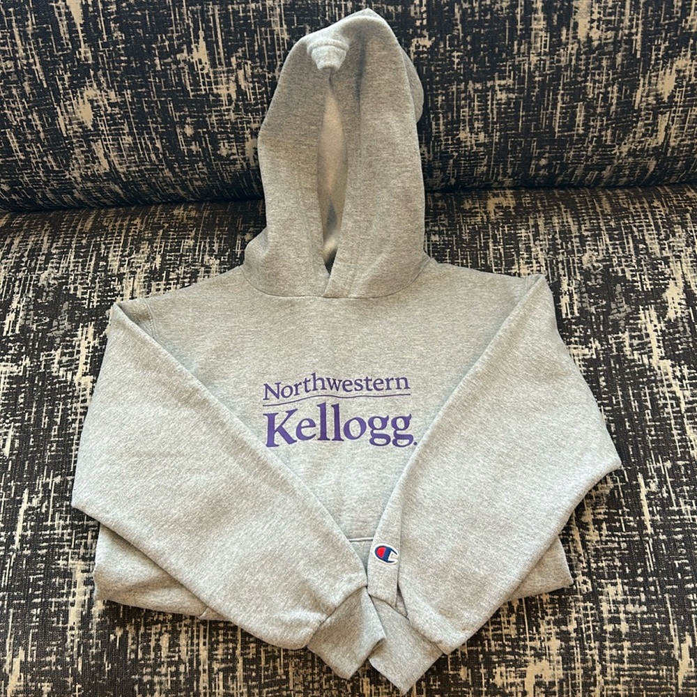 Gray Champion Northwestern Kellogg Sweatshirt